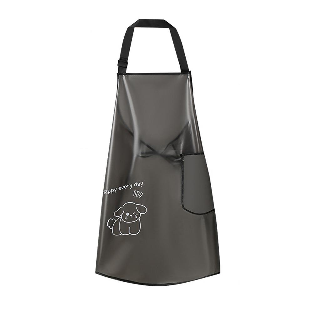 New TPU Kitchen Apron Sleeveless Oil Resistant Waterproof Bibs Cleaner Wipeable Baking Accessories Oilproof Aprons
