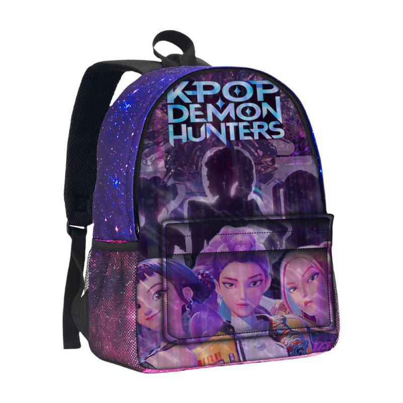 Hunterxhunter Kpop Backpack With Durable Oxford Fabric For School Use