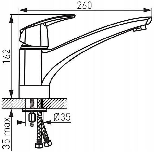 Mixer Ferro Metalia 56 Chrome (56091.0)