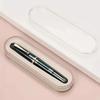 Luxury JinHao 9019 Dadao Fountain Pen Acrylic Transparent Spin Pen 40MM Nib Stationery Office School Supplies Writing Pens
