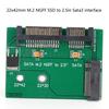 2.5 Inch M.2 NGFF SSD to 2.5in SATA3 Board SSD Converter Computer Hard  Laptop Compatibility