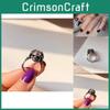 Einzigartiges Vintage-Design Totenkopfring für Damen Stilvoller Verstellbarer Kupferschmuck