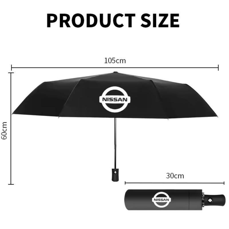 Car Interior Accessories Car Folding Umbrella Portable For Nissan Qashqai J10 J11 Navara Juke GTR 350z Patrol Leaf X-trai