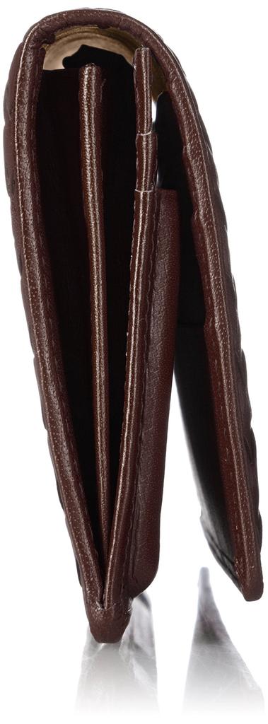 P.I.D. Esterno Mesh Leather Long Wallet, 25224, Chocolate