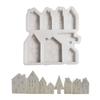Reusable Silicone House Craft Mould for Resin Cement Art Projects Handmade Ornaments Home Office Enhancement