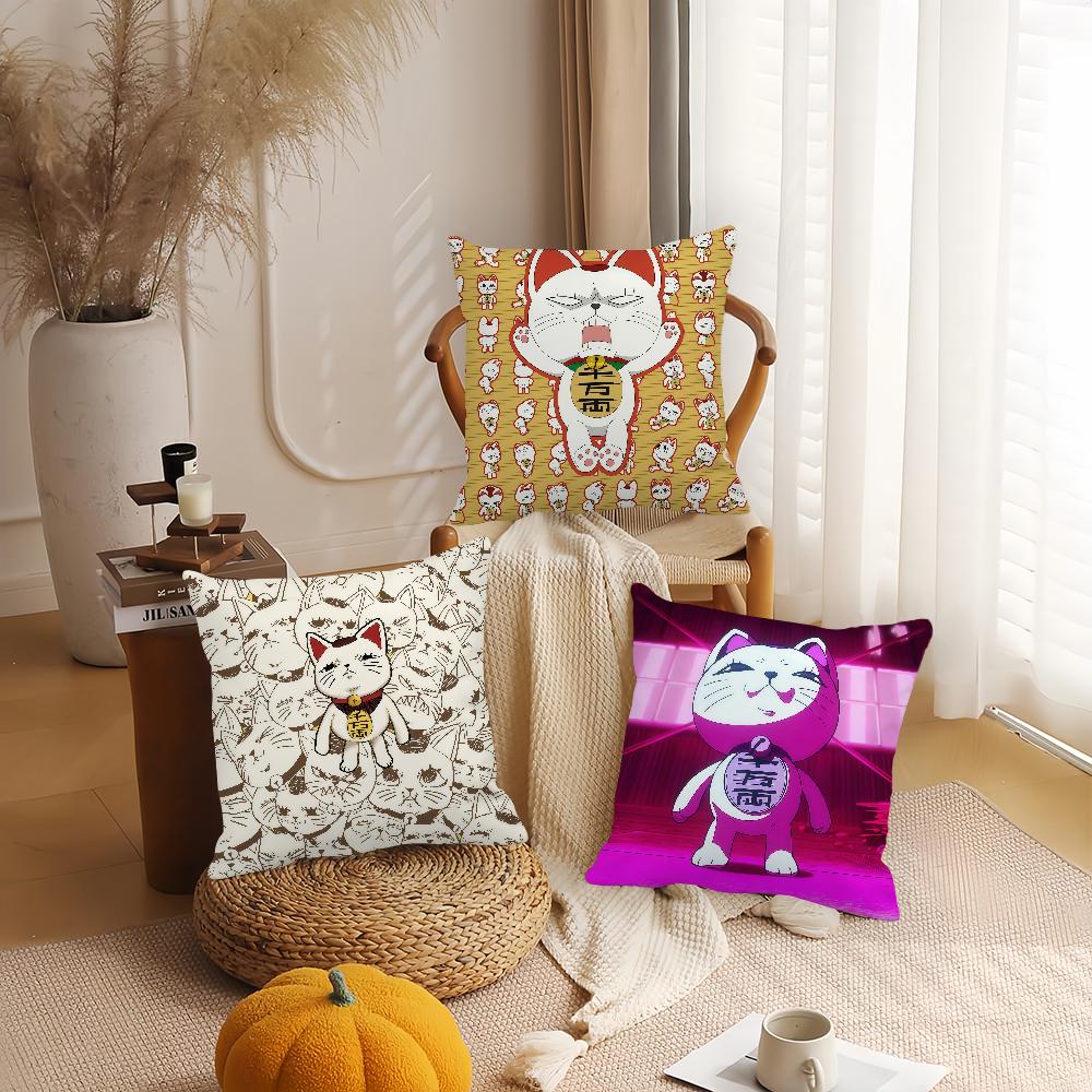 Anime D-DanD-dadan Turbo Granny Pillow Case Office Cushions Suitable For Sofa Car Bedroom Decorative Cushion Cover