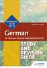 The Pearson Edexcel International GCSE German Study and Revision Guide Book