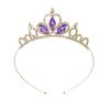 2024 Frozen Princess Crown Headgear Girls Birthday Gift Hair Accessories Fashion Headband Delicate Elsa Crown