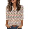 Camisas de Manga 3/4 Heley para Mujer Moda Verano Blusas Ropa para Vacaciones en la Playa