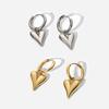Fashion Forward Heart Ear Rings Heart Huggie Hoop Earrings for Fashion Lovers