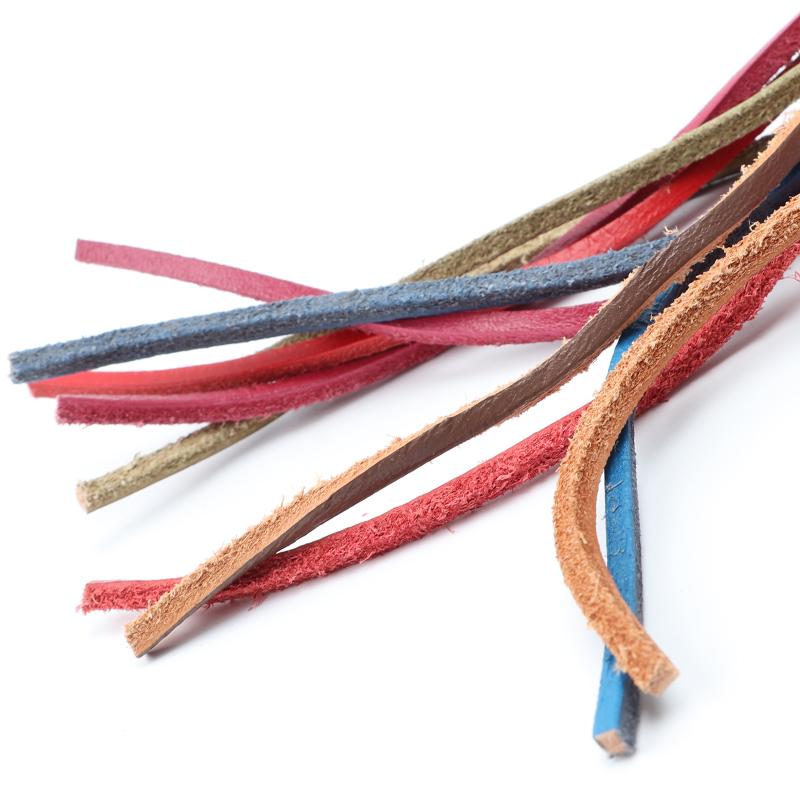 New High Quality Flat Shoelaces Solid Leather Shoe Laces Classic Multicolor Leisure Shoe Lace Outdoor Unisex Boots Shoelace