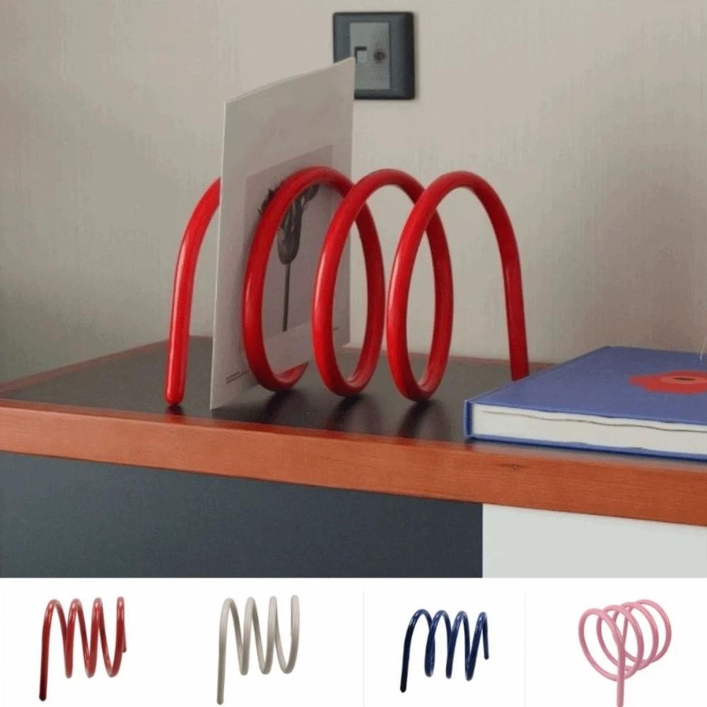 Spiral Bookcases INS Book Stand Fashionable Accessories Book Racks Study Decoration