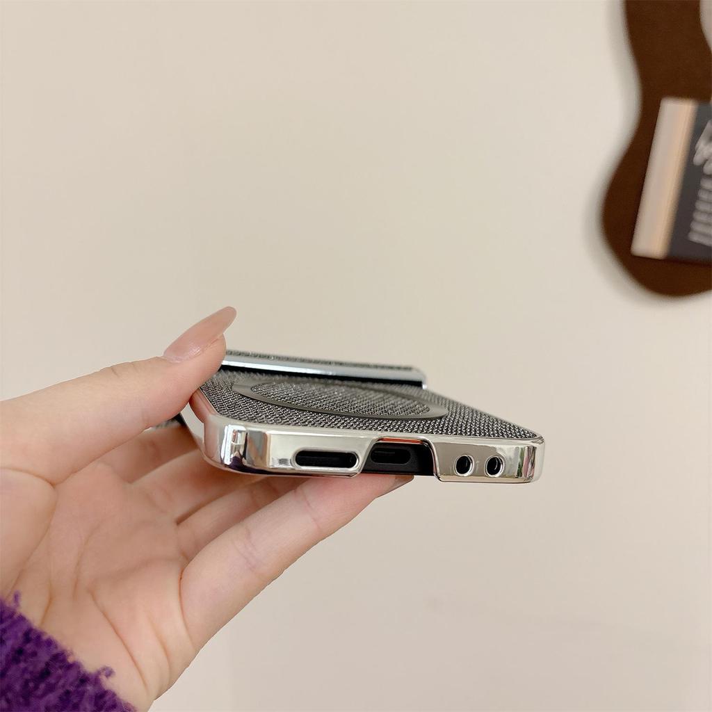 Luxury Glitter Magnetic Case for Samsung Z-Flip6/7 Foldable Phones