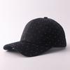 New small fresh sticker butterfly baseball cap women's European and American fashion fine diamond printing sunshade cap