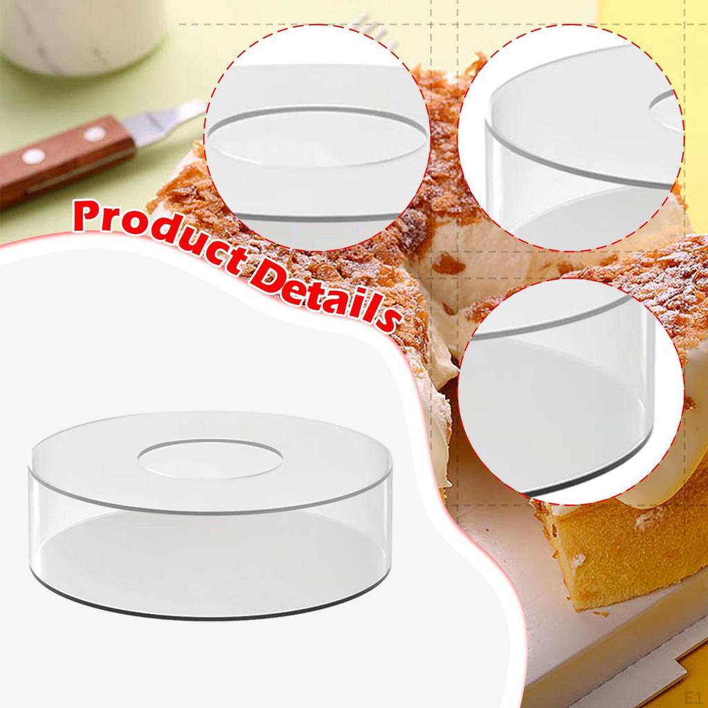 Acrylic Cake Display Stand Riser Centerpiece Desktop Fillable Dessert Holder for Celebration