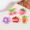 Cute Plaid Lace Fruit DIY Accessory Kit for Shoes, Phone Cases, and Hair Clips