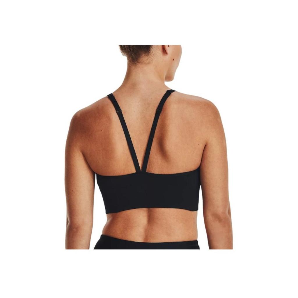 Under Armour Seamless Solid Training Low-Intensity Sports Bra Women Underwear Black 1380428-001