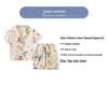 Children's Cotton Pajama Set - Short Sleeve Thin Home Wear for Primary Students