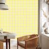 Yellow Checkered Wallpaper in Cream, White and Yellow for Living Room and Bedroom 50x1000