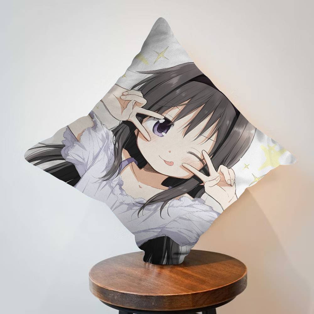 Cartoon Figure Akemi Homura Cushion Cover Decorative Pillow Sofa Home Decor case pillow cases