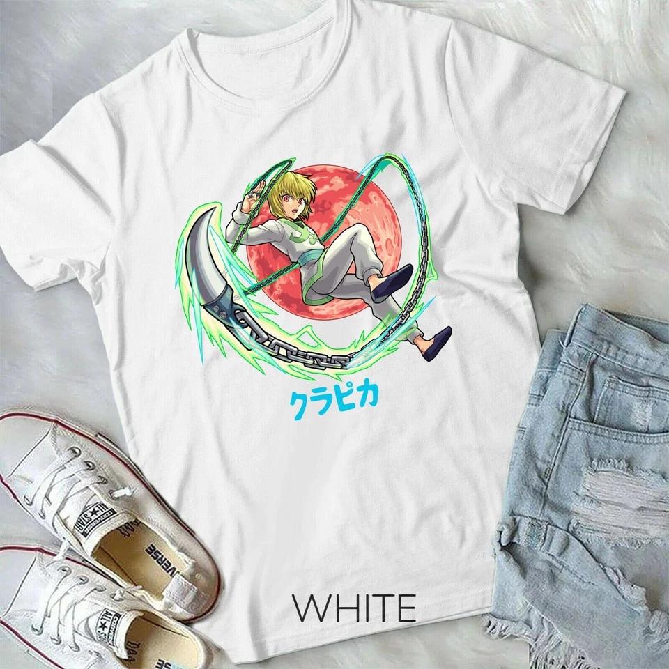 Kurapika Chains AniUnisexewtopround Neck Hunter X Hunter Kurapika White TShirt S