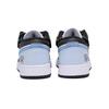 Jordan Air Jordan 1 Slip Resistant Abrasion Resistant Low top Vintage Basketball Shoes Men's Black White Blue 553558-131(Team85-)