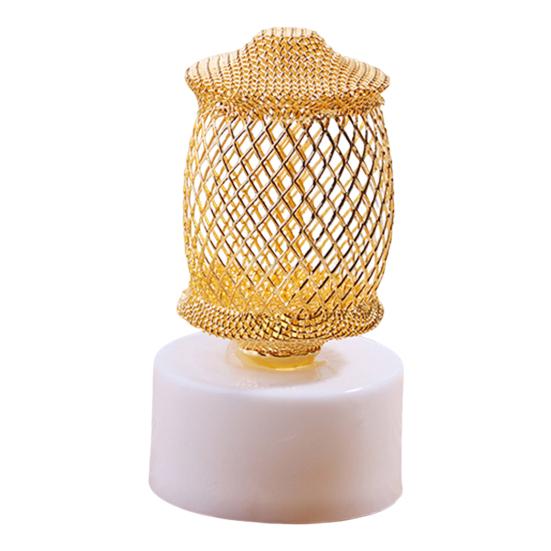 Star Moon Iron Art Mesh Candlestick Candle Lamp Rustic Style Display Mold Ramadan Eid Mubarak Festive Decoration
