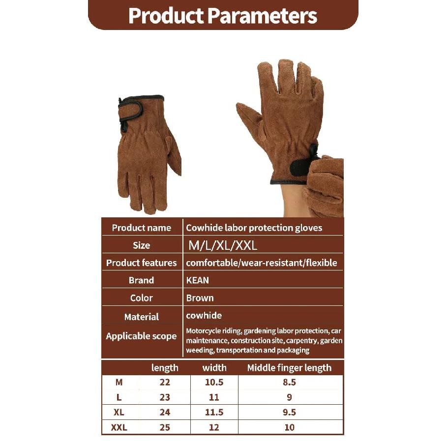 Work Gloves for Men, Work Gloves Men Heavy Duty ,Firm Grip Work Gloves,Puncture Resistant,guantes de trabajo para hombre