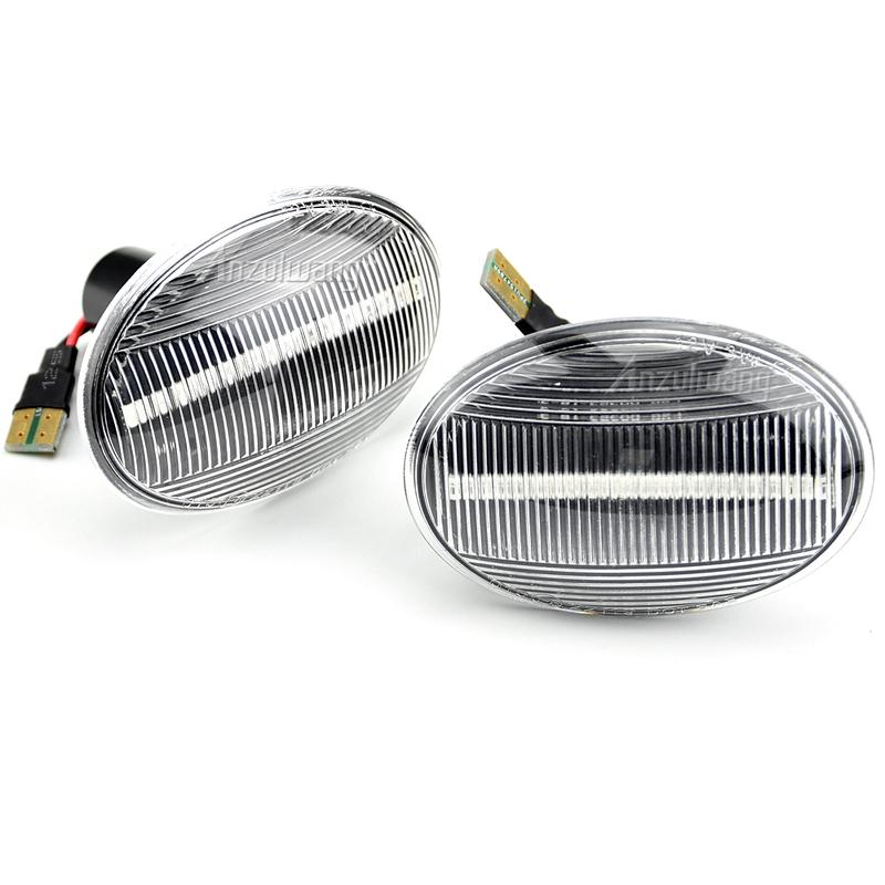 2pcs Flowing Turn Signal Light Dynamic LED Side Marker Side Indicator For BMW MINI Cooper R56 R57 R58 R59 CL-R56-LSM-SM
