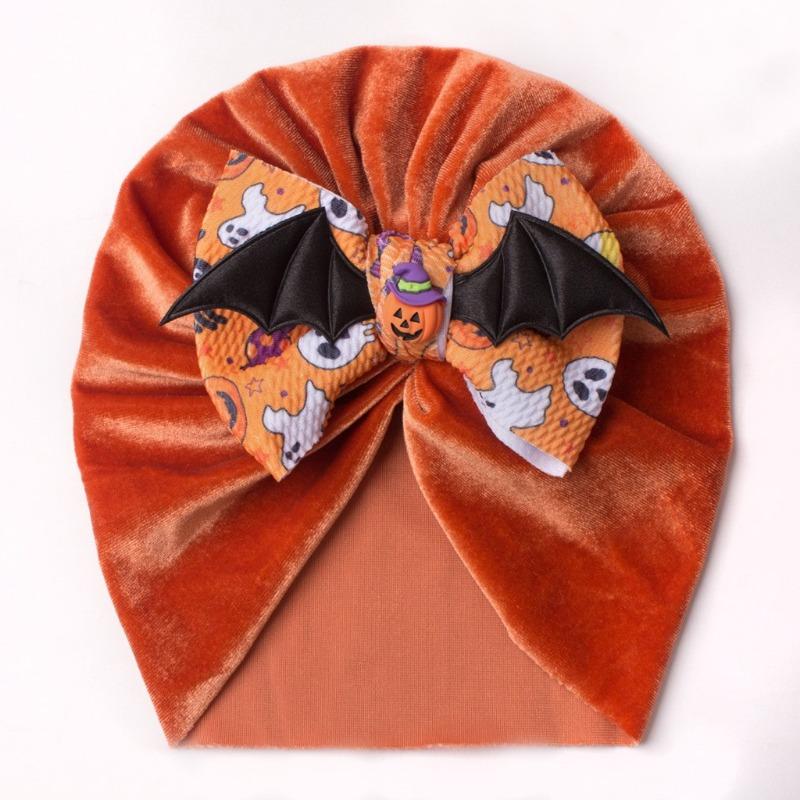 New Halloween funny baby hat, warm cute devil wings children's hat, baby tire hat