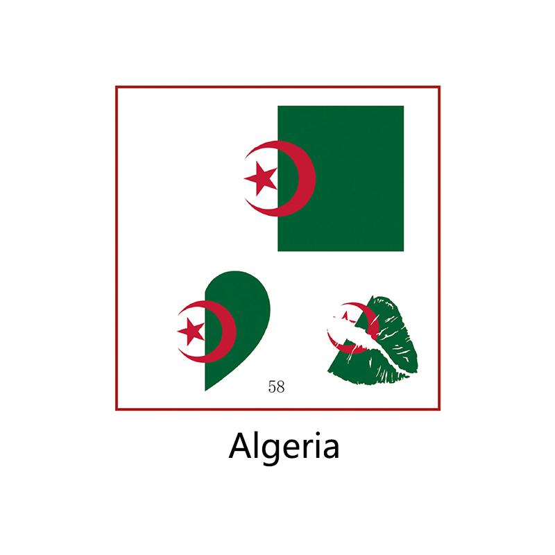 Football Sports Match National Flag Stickers Football Fans Cheer and Assist for Soccer Players,Face Arm Body Temporary Tattoos