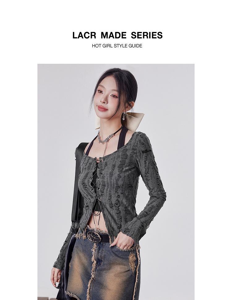 Wasteland Style Halter Long-Sleeve T-Shirt - Dark & Edgy 2024 Edition