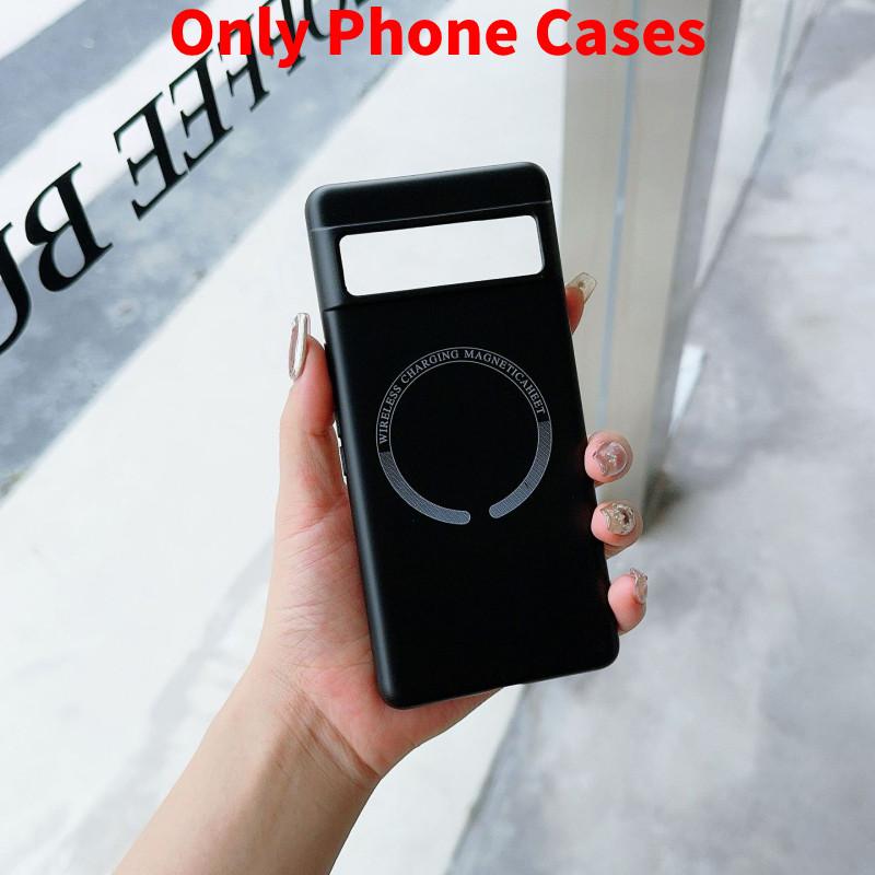 Magnetic Magsafe For Liquid Phone Case Google Pixel 8 8a Matte Cover Shockproof
