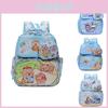 Cartoon Capybara Backpack For Kindergarten Kids With Lightweight Nylon Design And Comfortable Straps For School Use