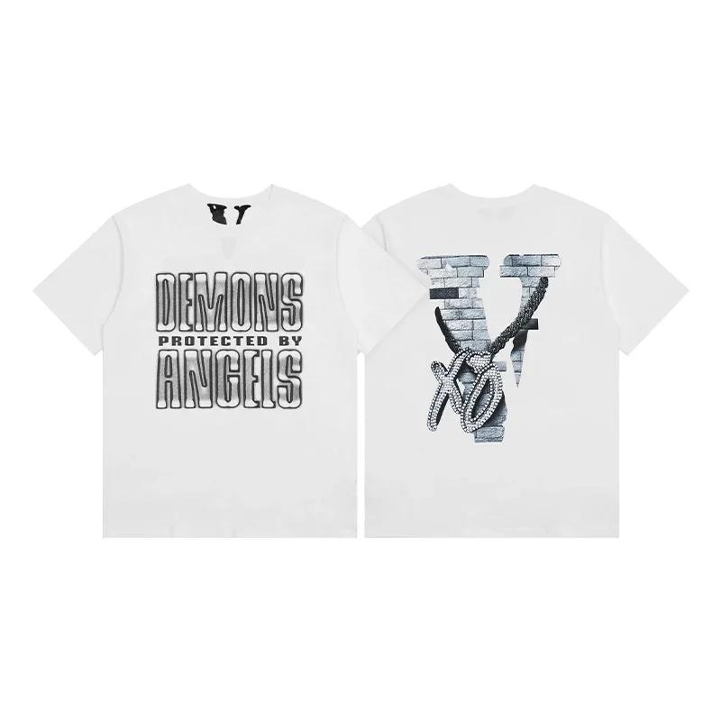 2025 Top 100% Cotton Fashion Trendy Printed Pattern T-shirt for Men and Women, High Quality Casual Large Size Widening