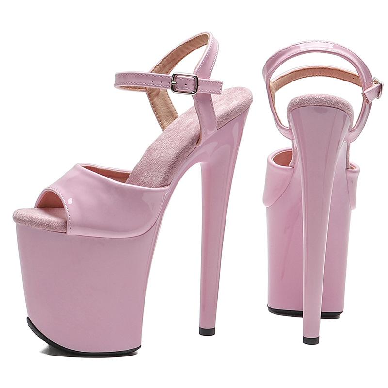 Sexy Women Pole Dance Shoes Pumps Party Club Platform High-heeled Shoes Summer Peep Toe Sandals