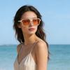 Square Style Fashion Simple Sunglasses for Men and Women Outdoor Sunshade Sunscreen  Trend High-end Street Photography UV Resistant Glasses