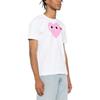 CDG play T-Shirts Unisex Rosa Rundhals Mäßig Gerader Schnitt AX-T106-051-PINK