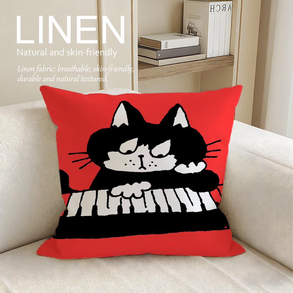 Artist Naoto Hidaka Cushion Cover Pillowcase Set Pcs X X Breathable Washable Sofa Cushion Cover