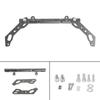 Cross Bar Adjustable Handlebar Balance Lever Universal Silver For Motorcycle