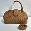 Women's Bag New Stylish Large Capacity Niche High-end Bowling Bag Crossbody Bag Women's Leather