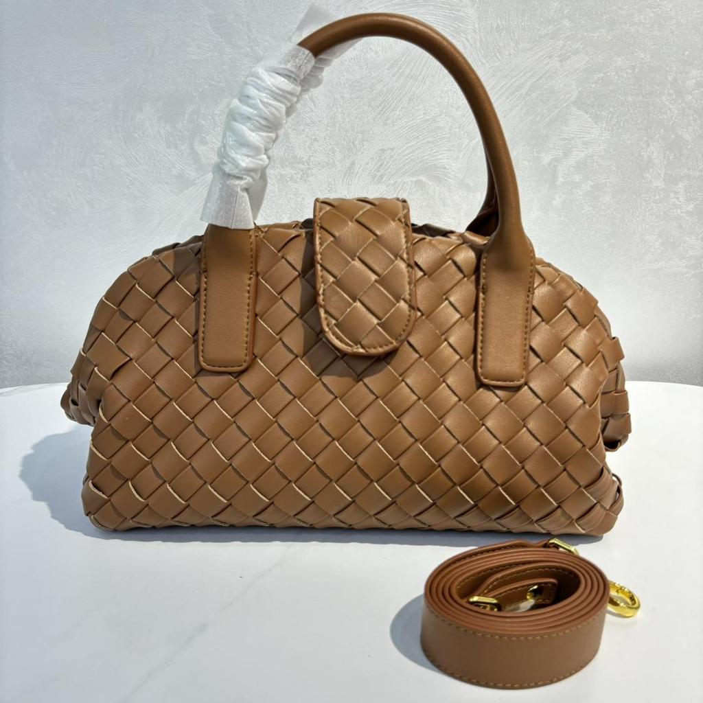 Women's Bag New Stylish Large Capacity Niche High-end Bowling Bag Crossbody Bag Women's Leather