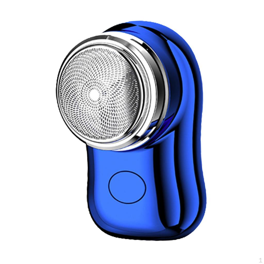 Mini Shaver with Precision Trimmer, Ideal for Face Hair Removal at Home or Outdoors