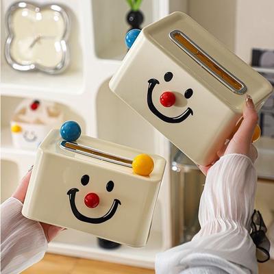 Cute Clown Tissue Box Creative Tissue Case Cover Convenient Paper Holder  Household