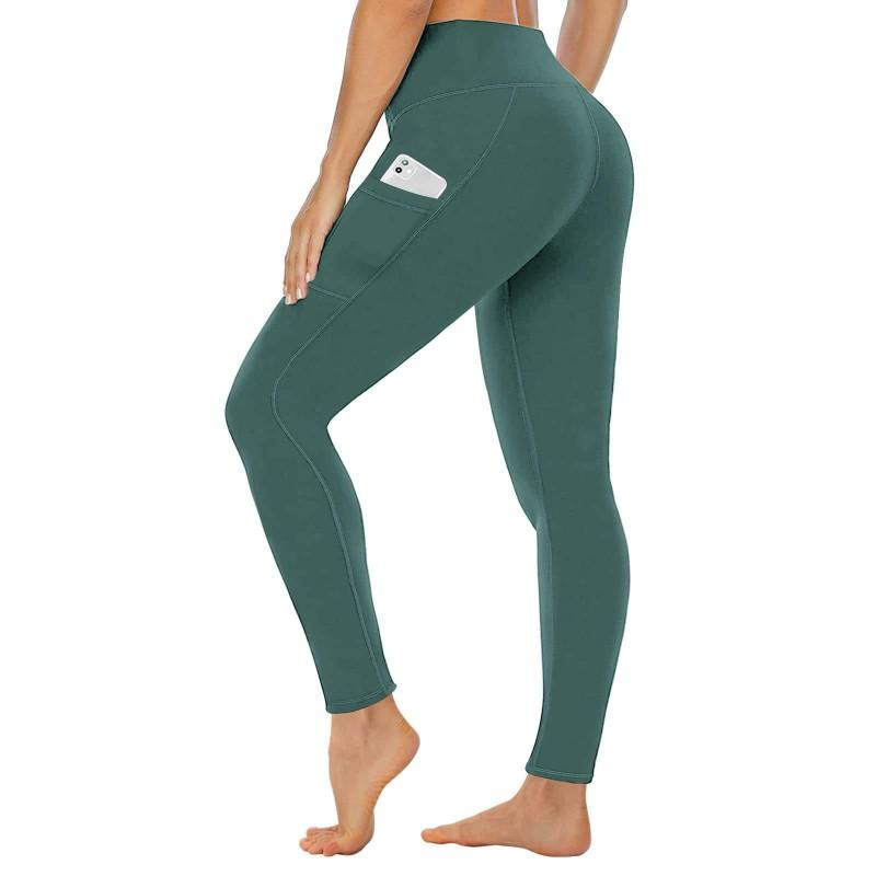 High-Waisted Yoga Leggings Women Soft Stretch Slimming Tummy Control 9/10 Length Comfortable Fit
