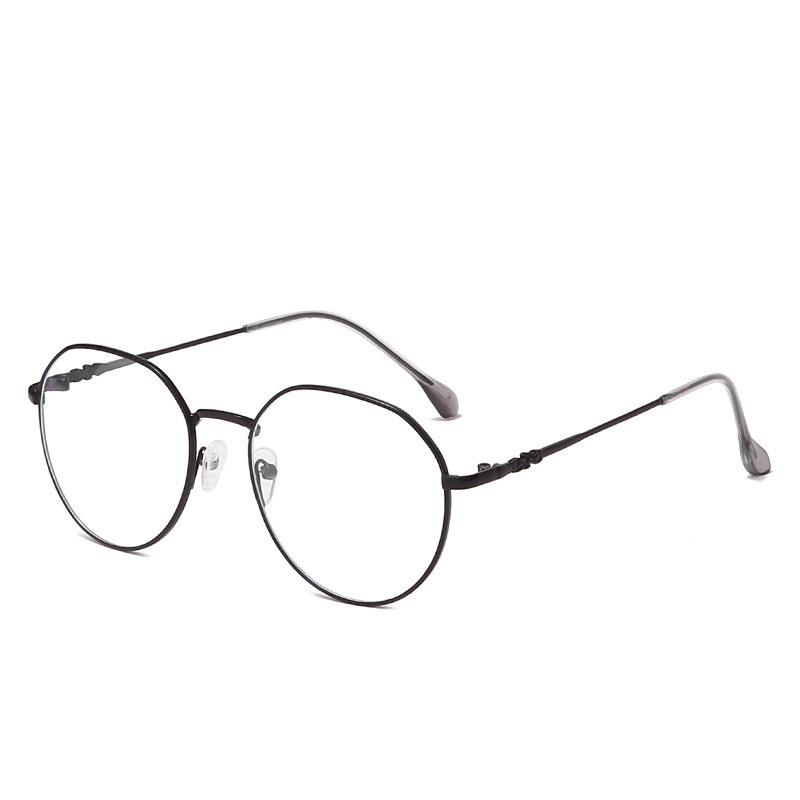 Damen-Brille im europäischen & amerikanischen Stil mit Blaulichtfilter für Kurzsichtigkeit – Vielseitiges, trendiges Metallgestell zum Augenschutz