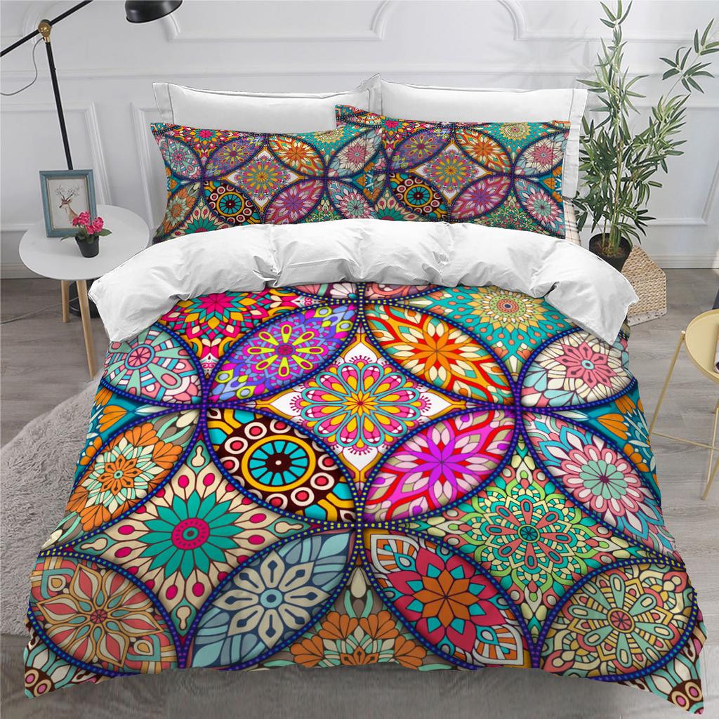 Dreamcatcher Theme Printed Bedding Set Children's Bedroom Quilt and Pillowcase AU/EU/US Double Bed/double Bed Full Size