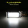 1/2PCS LED Luggage Compartment Trunk Boot Lights for VOLKSWAGEN B5/B6/CC Seat Lamp Footwell Lamp for VW Golf MK5 MK6 MK7