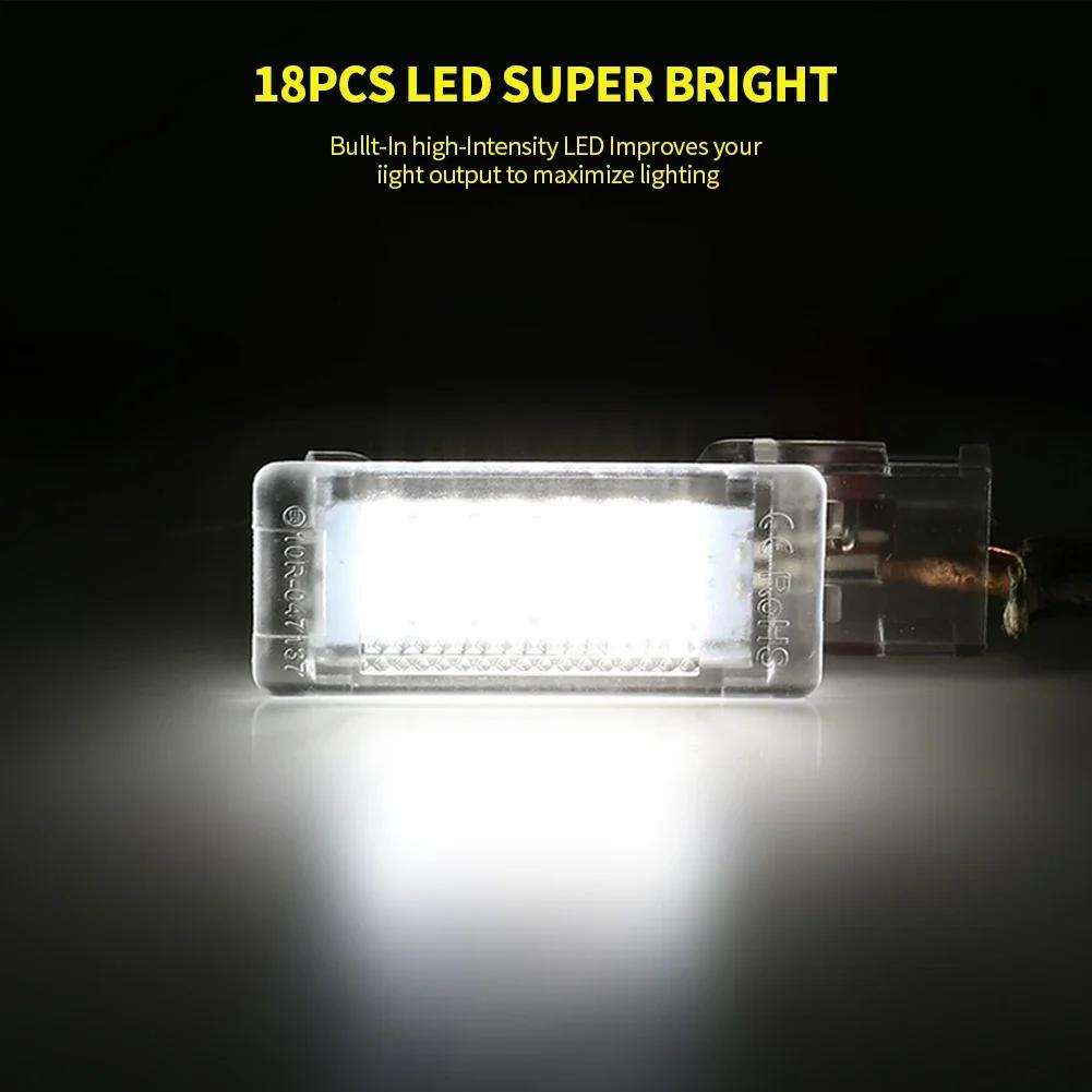 1/2PCS LED Luggage Compartment Trunk Boot Lights for VOLKSWAGEN B5/B6/CC Seat Lamp Footwell Lamp for VW Golf MK5 MK6 MK7