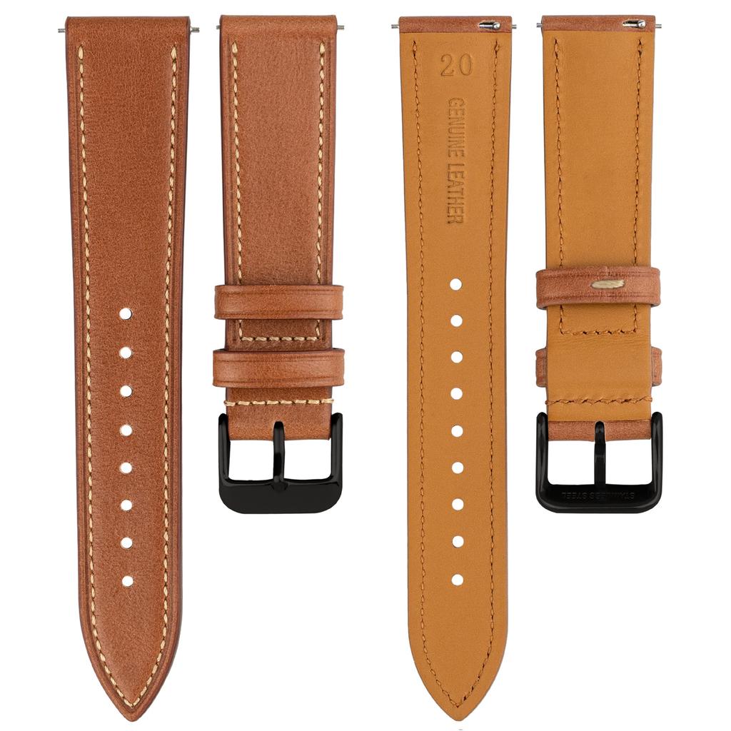 Leather Wristband 18202122Mm Oil Wax Leather Strap For Uawatc4 Pro Gt45